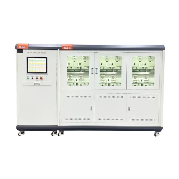 Electronic ice liner life test bench